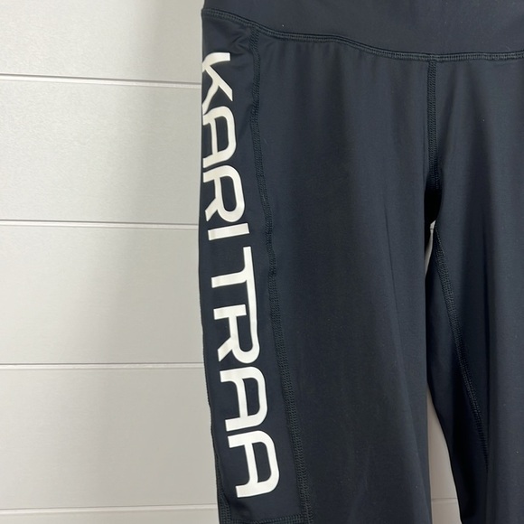 Kari traa leggings size M black and white stripes *sample* - Picture 3 of 8